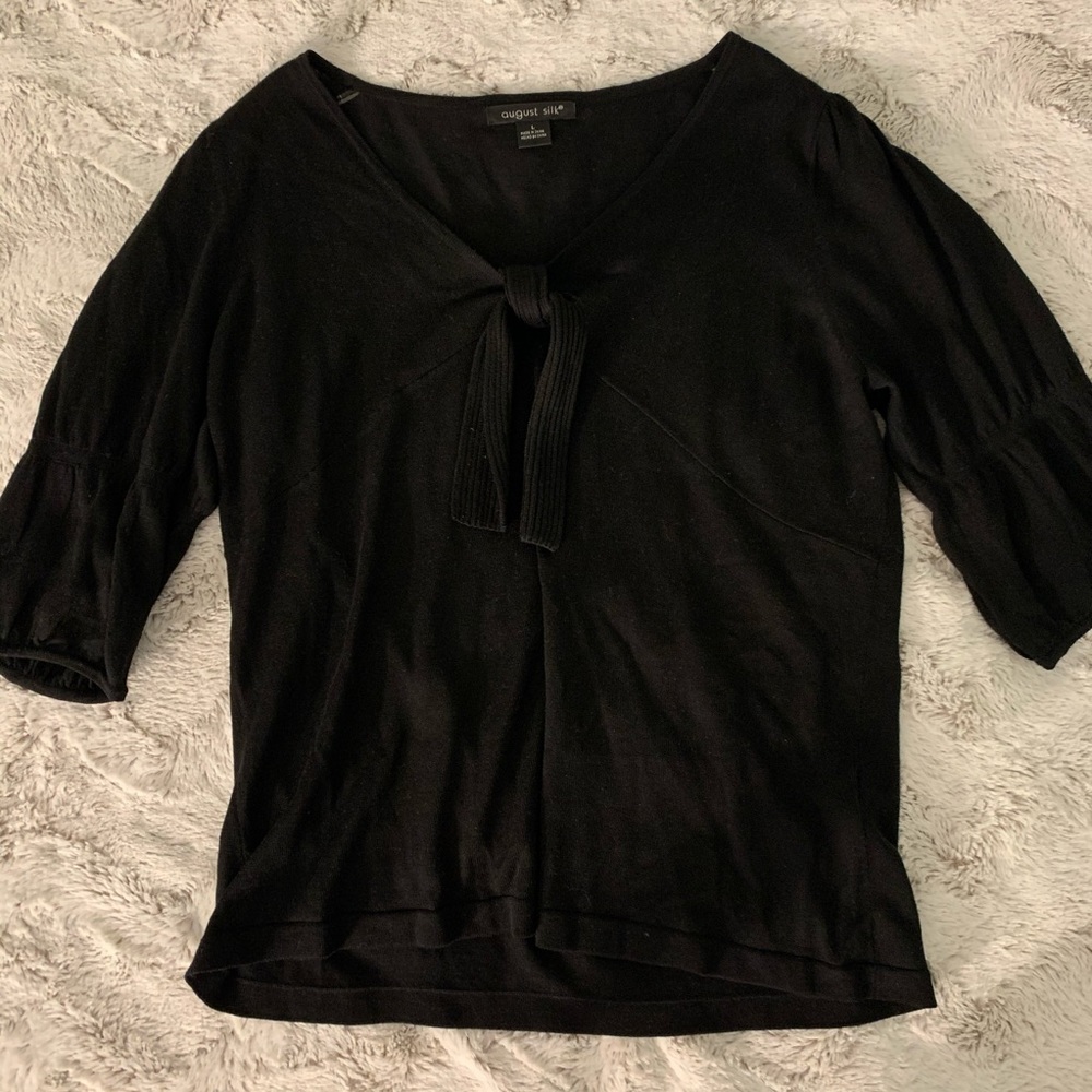 August Silk sweater